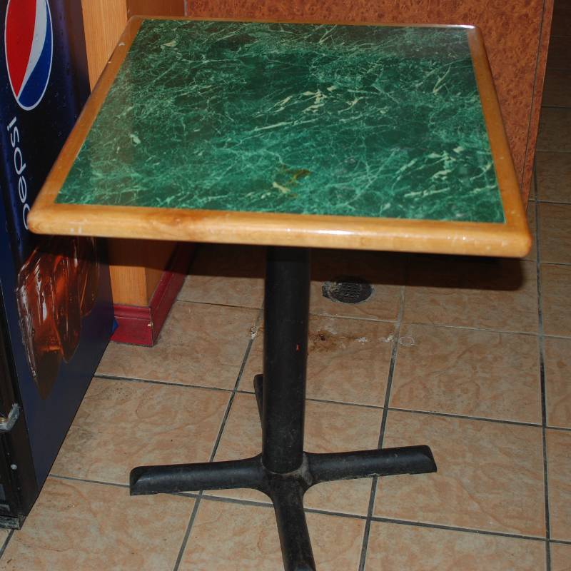 lot 5255 image: Restaurant Dining Table - 27.5 wide x 45 long x 29.5 tall