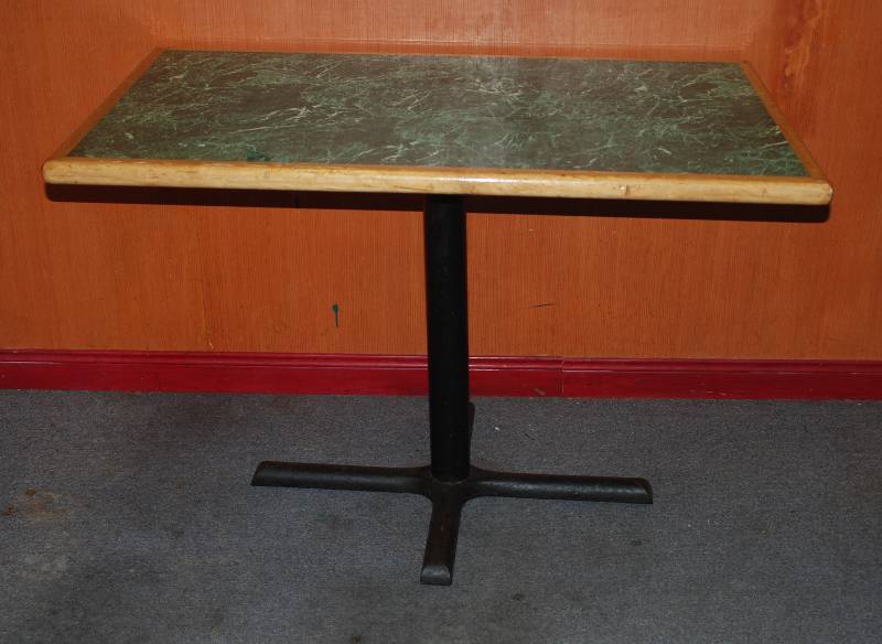 lot 5257 image: Restaurant Dining Table - 27.5 wide x 45 long x 29.5 tall