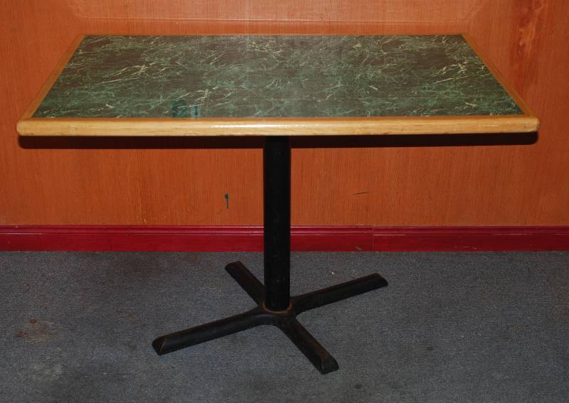 lot 5258 image: Restaurant Dining Table - 27.5 wide x 45 long x 29.5 tall