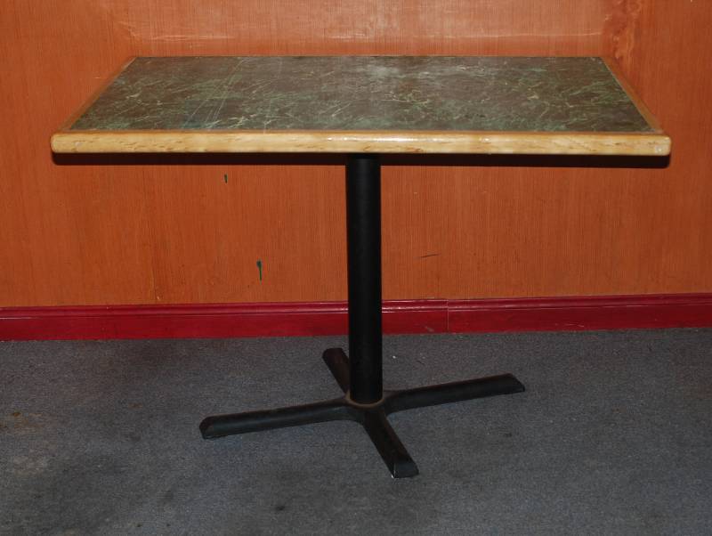lot 5261 image: Restaurant Dining Table - 27.5 wide x 45 long x 29.5 tall
