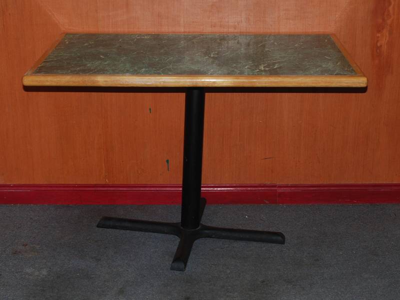 lot 5262 image: Restaurant Dining Table - 27.5 wide x 45 long x 29.5 tall