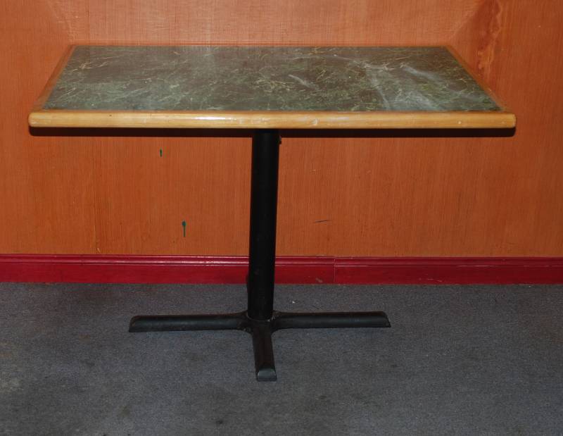 lot 5265 image: Restaurant Dining Table - 27.5 wide x 45 long x 29.5 tall