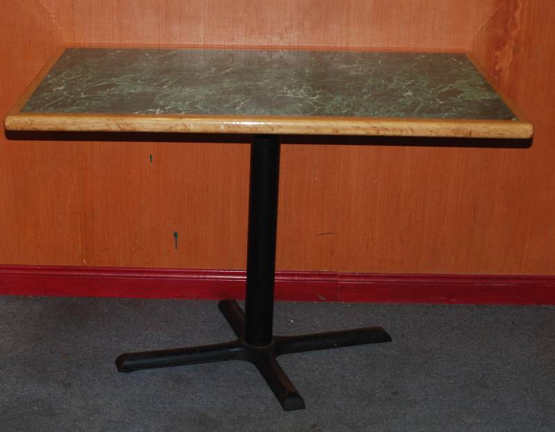lot 5266 image: Restaurant Dining Table - 27.5 wide x 45 long x 29.5 tall