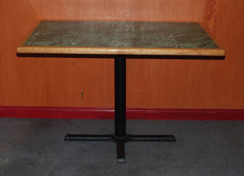 lot 5268 image: Restaurant Dining Table - 27.5 wide x 45 long x 29.5 tall
