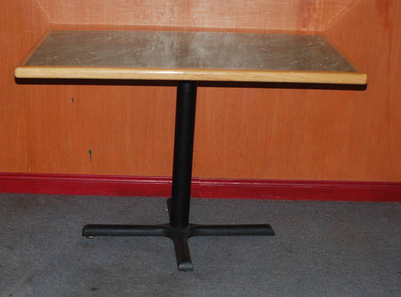 lot 5271 image: Restaurant Dining Table - 27.5 wide x 45 long x 29.5 tall