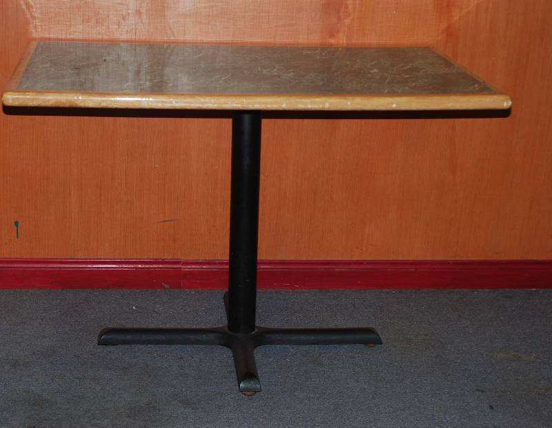 lot 5273 image: Restaurant Dining Table - 27.5 wide x 45 long x 29.5 tall