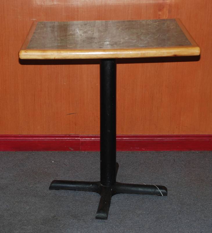 lot 5274 image: Restaurant Dining Table - 27.5 wide x 45 long x 29.5 tall