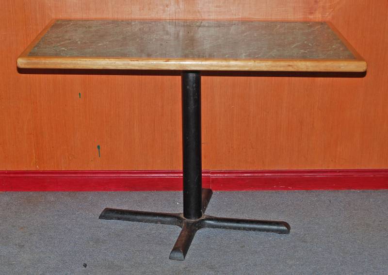lot 5277 image: Restaurant Dining Table - 27.5 wide x 45 long x 29.5 tall