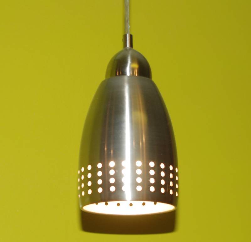 lot 5292 image: Lot of 6 Stainless Steel Decorative Drop Lights - These are NICE