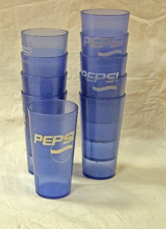 lot 5345 image: Lot of 10 - Pepsi Tumblers 20 oz. Cups