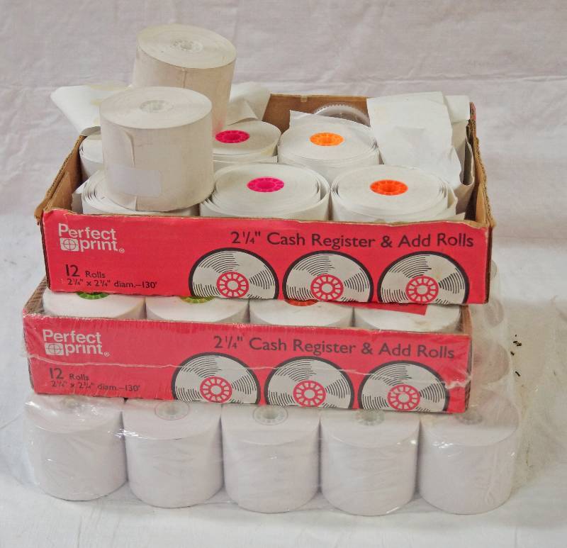 lot 5383 image: Lot of Receipt Paper