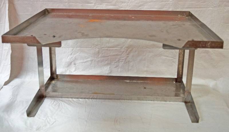 lot 5446 image: Stainless Steel Restaurant Kitchen Stand - see pics for measurements