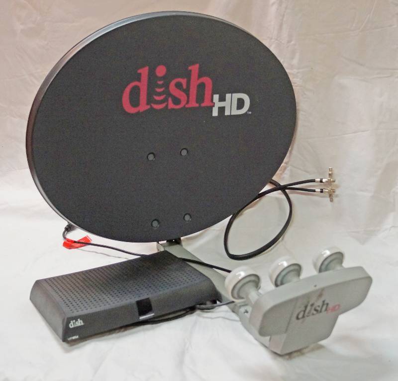 lot 5075 image: DISH HD - Satellite TV Dish & Receiver Box  - M#VIP211z