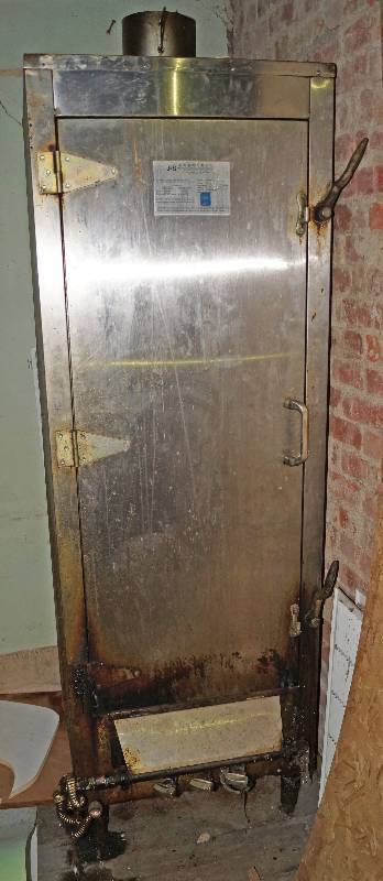 lot 5050 image: Commercial Meat Smoker - Natural Gas J&S M#CWSH-04