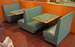 Lot of 3 Booth Seats - 2 singles and One Double