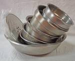 Huge Lot of Stainless Kitchen Bowls and Misc