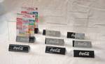 Lot of 9 Coca Cola - Table Top Advertisement Holders - Cool!