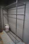 Commercial Restaurant Metal Shelves  - Used in a walk-in Freezer