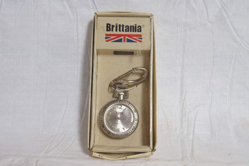 lot 2391 image: Britannia Carabiner Clip Watch - In original Box