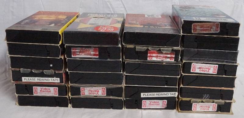 lot 9358 image: Lot of 25 VHS Movies- Huge Selection- See Photos