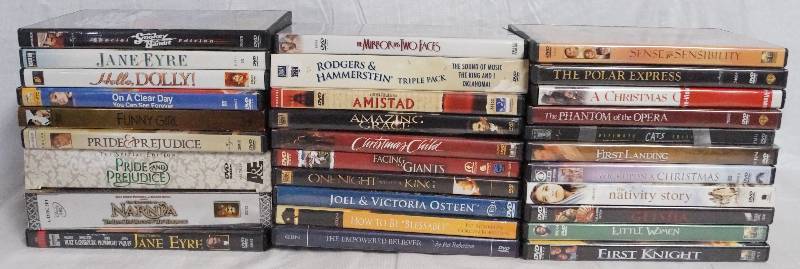 lot 9372 image: Huge Selection of DVD Movies- See Photos for Movie Titles