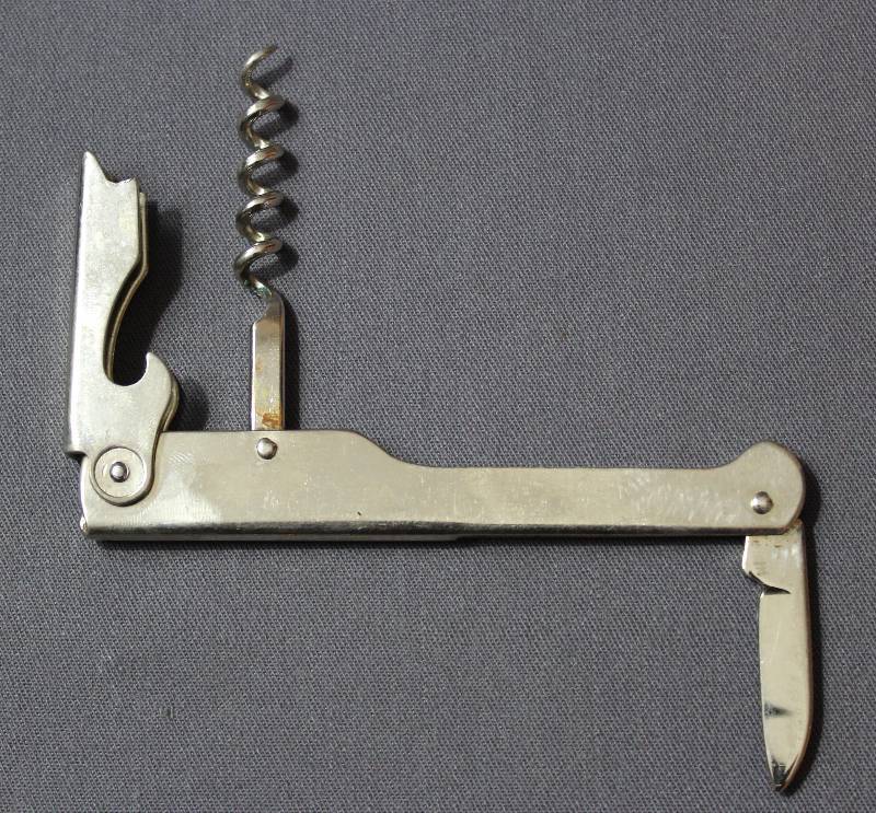 lot 9069 image: Italy - 4.5 Folding Multi-Tool - Bottle Openers and Knife.
