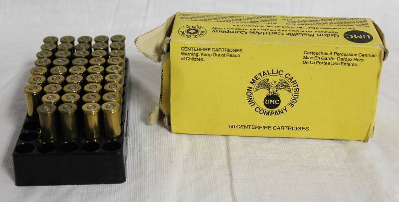 lot 99216 image: Package of Centerfire Cartridges 38 Special UMC in Box - 130 GRAIN METAL CASE - Approx 41
