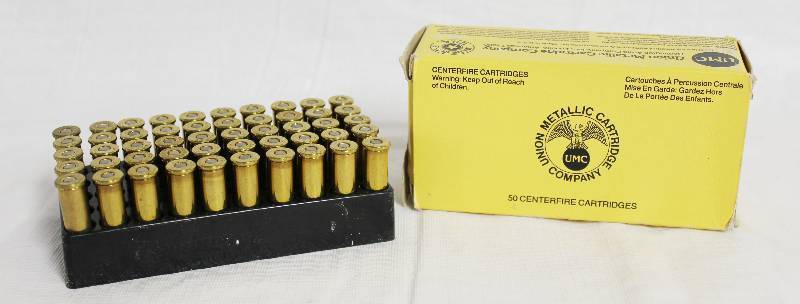 lot 99217 image: Package of 50 Centerfire Cartridges 38 Special UMC in Box - 130 GRAIN METAL CASE