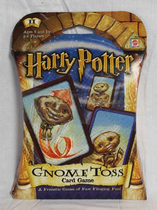lot 9159 image: NEW Mattel Harry Potter Gnome Toss Card Game. For 3-6 Player #43179