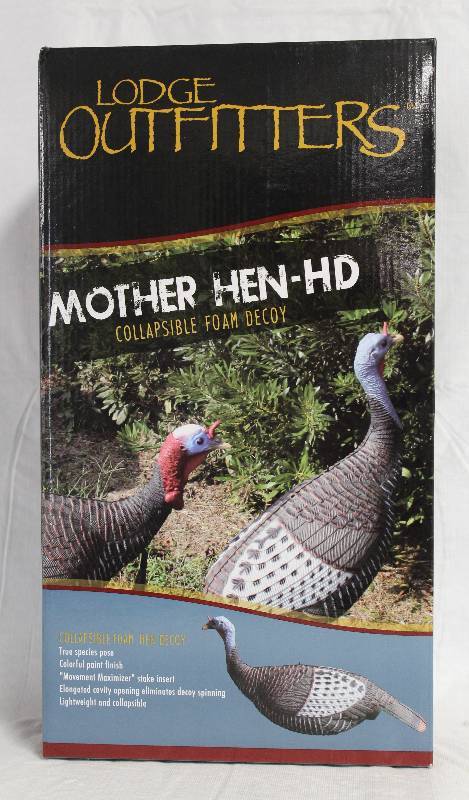 lot 9164 image: NEW in Box Lodge Outfitters Mother Hen-HD Collapsible Foam Decoy HEH00345