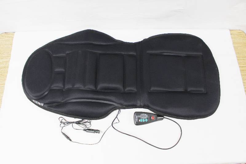 lot 9187 image: Homedics Back Massager with Heat, Remote and Auto Power Adapter