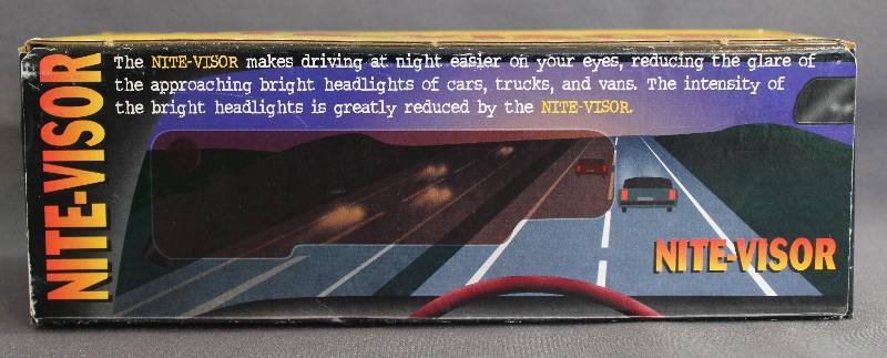 lot 9431 image: Nite-Visor, reduces glare of bright headlights. Makes driving at night easier