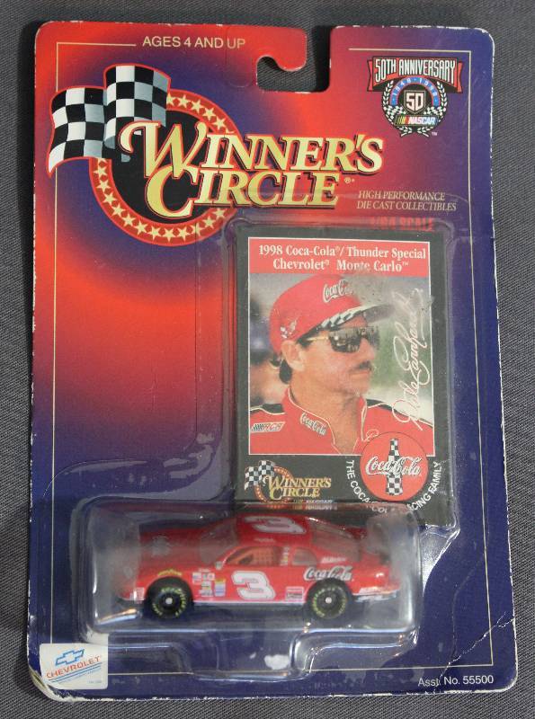 lot 9459 image: Winners Circle Dale Earnhardt Die Cast Stock Car, NEW in package. No. 56297