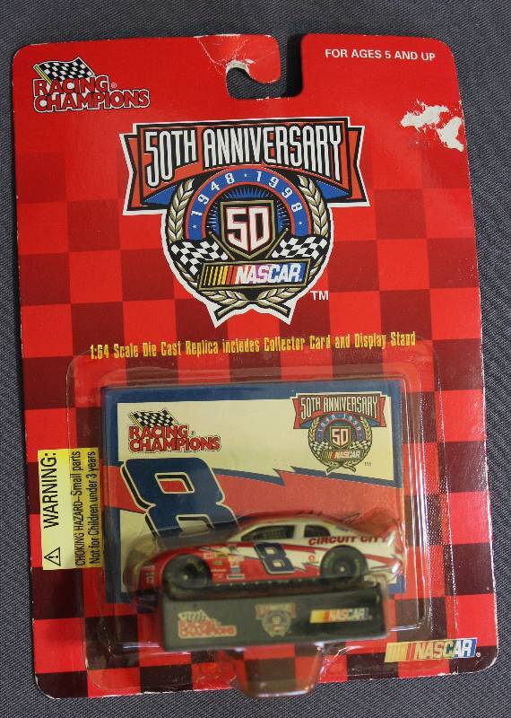 lot 9469 image: Racing Champions 50th Anniversary Die Cast Stock Car - #8 Hut Strickland
