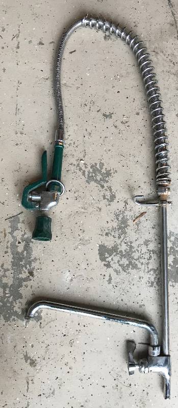 lot 4207 image: Commercial Restaurant Faucet with Sprayer