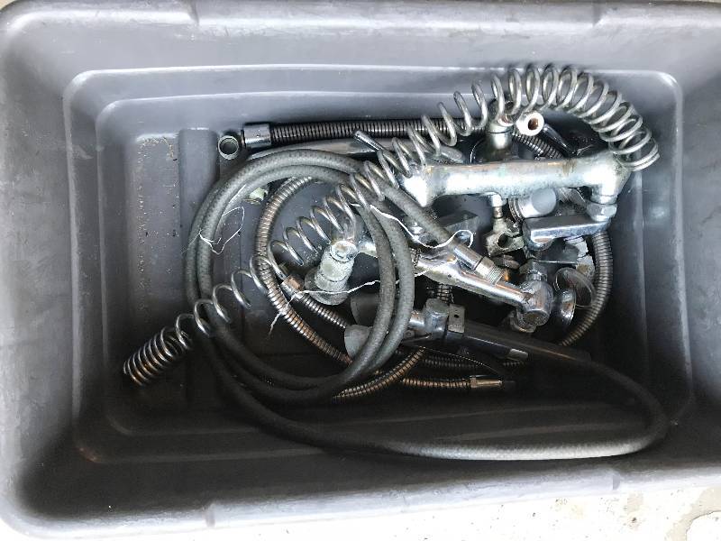 lot 4209 image: Commercial Restaurant Faucet with Sprayer and Misc Parts