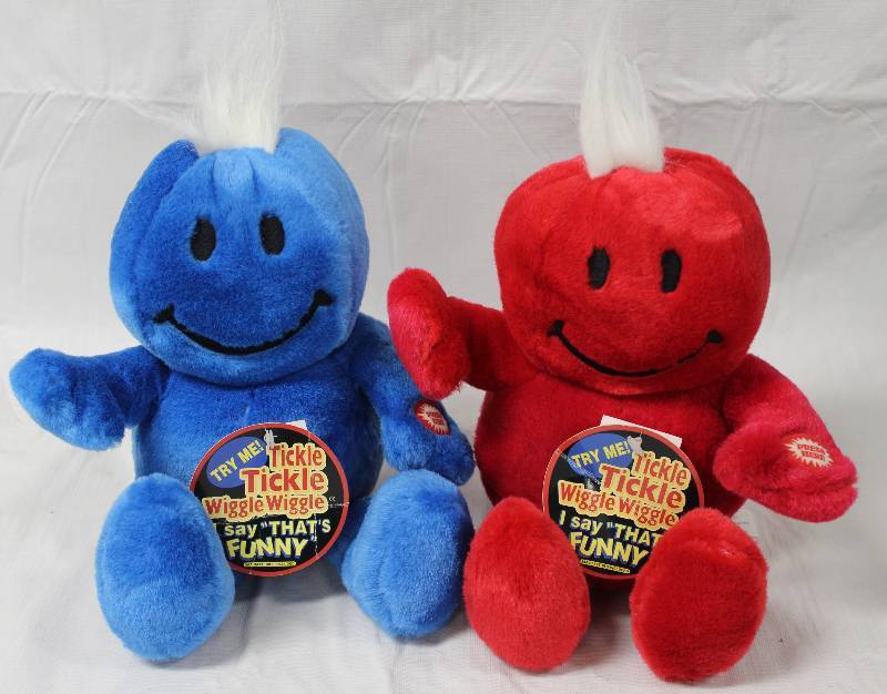 (2) Tickle Tickle Wiggle Wiggle Plush Toys. | Estate / Collectible ...