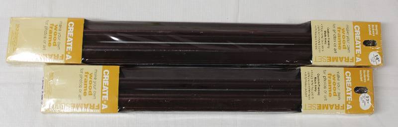 lot 9266 image: Creat-A Frame Set - 12 x14 Wood Frame. New in Package