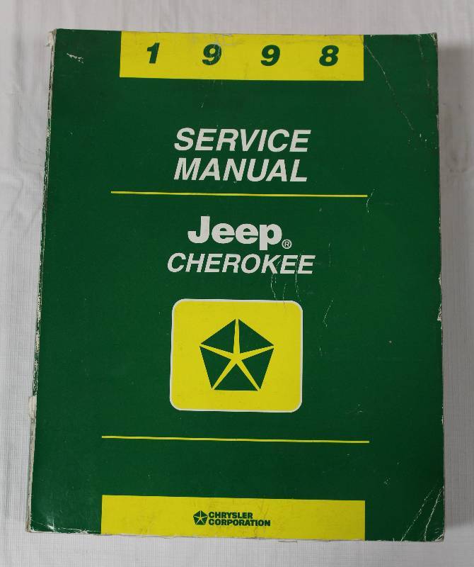 lot 9287 image: 1998 JEEP Cherokee Service Manual - Chrysler Corp. 81-370-8146