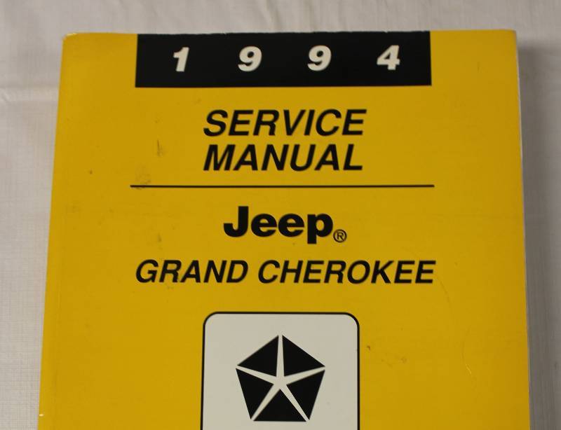 lot 9288 image: 1994 JEEP Grand Cherokee Service Manual - Chrysler Corp. 81-370-4147