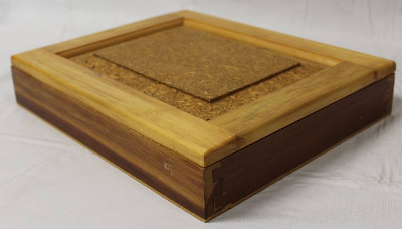 lot 9302 image: 12 x 10 Wooden Box with Lid