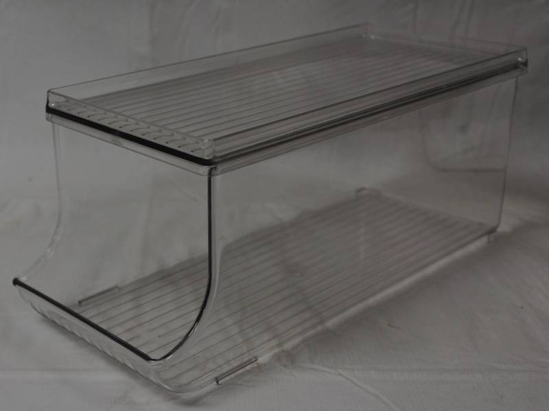 lot 9308 image: Kitchen Pantry Can Storage Container and Shelf.