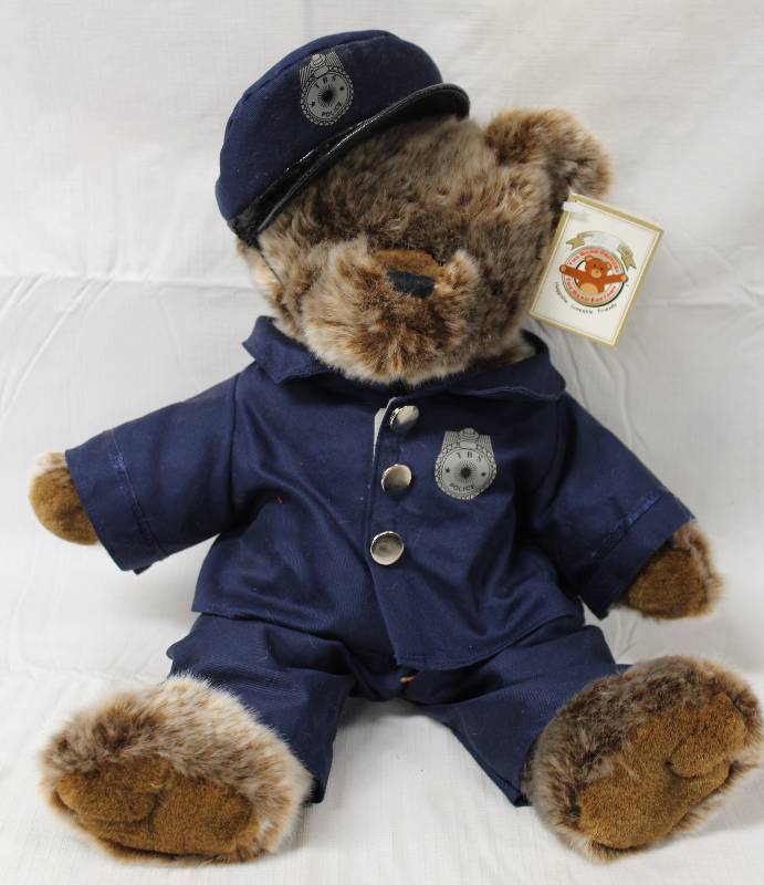 lot 9395 image: The Beat Factory Police Bear with Tag