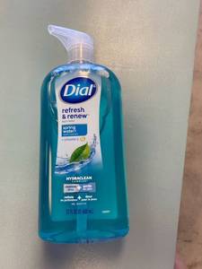 lot 1487 image: Dial refresh and renew body wash spring water with vitamin E