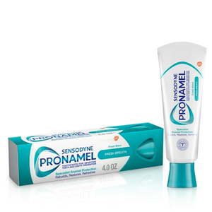 lot 1488 image: Sensodyne Pronamel Fresh Breath Enamel Toothpaste for Sensitive Teeth and Cavity Protection Fresh Wave - 4 oz