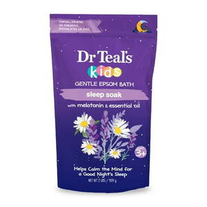 lot 1531 image: Dr Teal s Kids Gentle Epsom Salt Sleep Soak with Melatonin & Essential Oil Blend 2 lbs