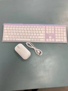 lot 1535 image: Jellycomb wireless mouse and keyboard combo- Purple