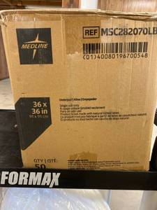 lot 1541 image: Medline 36x36 single use underpads Case of 50- factory sealed