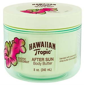 lot 1569 image: Hawaiian Tropic After Sun Lotion Moisturizer and Hydrating Body Butter with Coconut Oil 8 Ounce