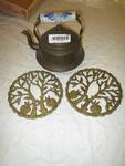 Trivets and Coffee Pot